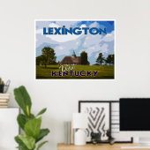 Poster Lexington, Visite du Kentucky... (Bureau à domicile)