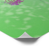 Poster L'expérience des fleurs (numérique) par Julian P.  (Coin)