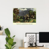 Poster L'expérience du cerf-volant et de la foudre de Ben (Bureau à domicile)