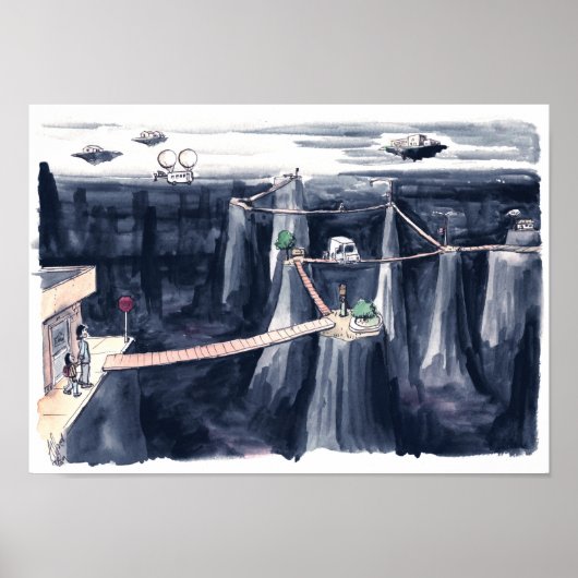 Poster L'expérience piétonne aux USA (Devant)