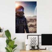 Poster L'Explorateur de l'Inconnu (Bureau à domicile)