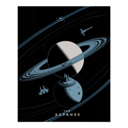 Poster L'exploration de l'expansion-scienceFi (Devant)