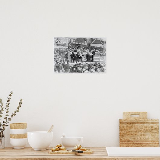 Poster L'exposition internationale de coton d'Atlanta (Cuisine)