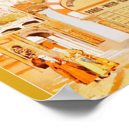 Poster L'Express d'Orient de Paris (Coin)