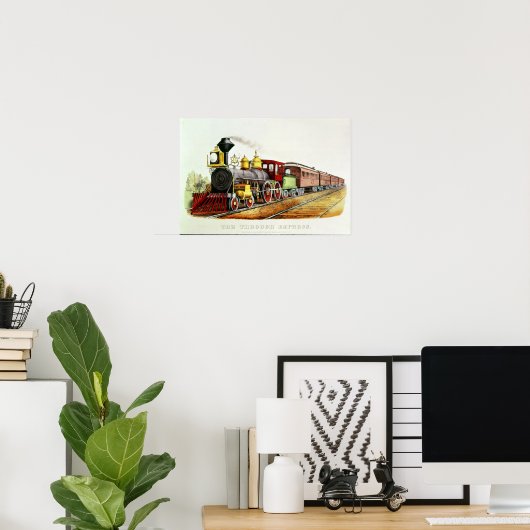 Poster L'Express par le biais (Bureau à domicile)