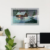 Poster L'EXTÉRIEUR par SHARON SHARPE (Bureau à domicile)