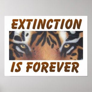 Poster L'extinction est forever