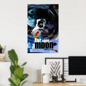 Poster l'extrémité de la lune (Bureau à domicile)