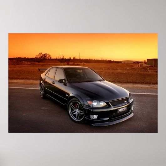 Poster Lexus IS200 (Devant)