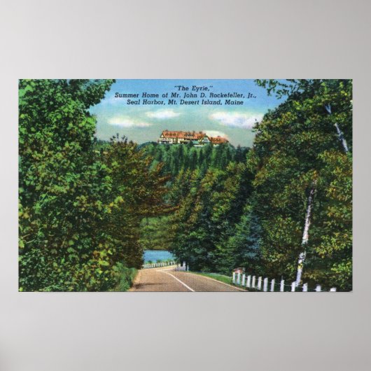 Poster L'Eyrie, John D Rockefeller Jr Accueil (Devant)