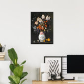 Poster Leyster - Fleurs Dans Un Vase (Bureau à domicile)