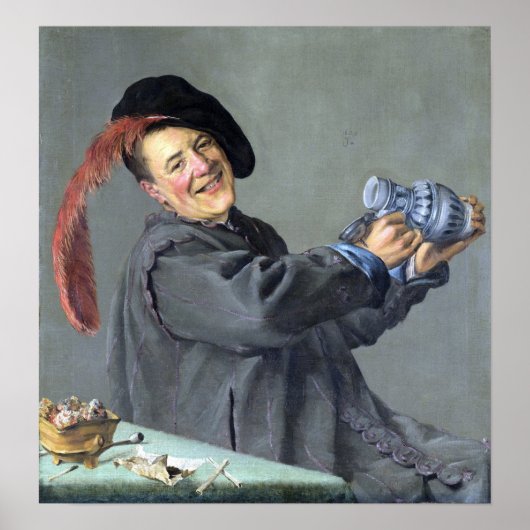 Poster Leyster - Le Joyeux Buveur (Devant)