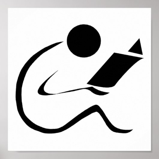 Poster lezen, lezen, lezen (Voorkant)