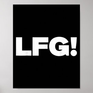 Poster Lfg Motivational Bold Conception Pour Le Sport Et