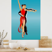 Poster LG. Rumba Dancers Dance Series (Cuisine)