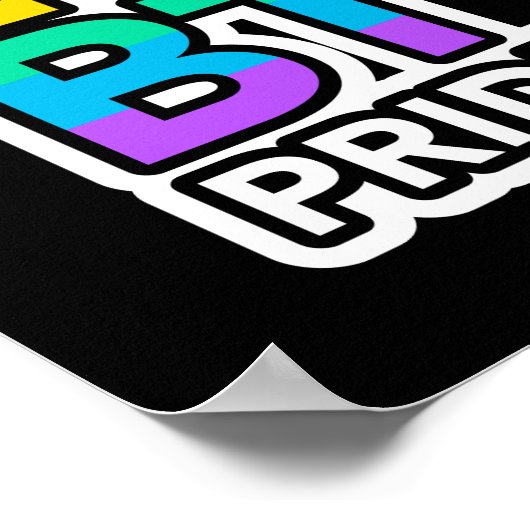 Poster LGBT+FIDE. Amour Rainbow (Coin)