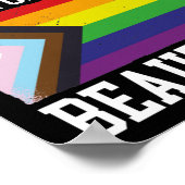 Poster LGBT Gay pride Mois Chaque Couleur D'Amour Est (Coin)