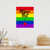 Poster #LGBT #love #pride #gay #lesbiennes #freedom #para (Cuisine)