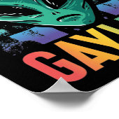 Poster LGBT Mois Gay pride Gaylien (Coin)