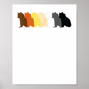 Poster LGBT Papa Mens Mois Gay pride - Assis Ours Gay