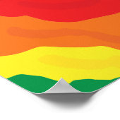 Poster LGBT+pride. queer, couleur arc-en-ciel. (Coin)