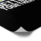 Poster LGBT Pride Support Life Gets Better Together Inclu (Coin)