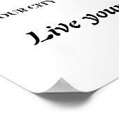 Poster LGBTQ Happy Pride : Tournesol aux couleurs arc-en- (Coin)