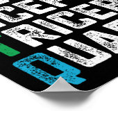 Poster Lgbtq Legs Glutes Biceps Triceps Quads Funny Gym G (Coin)