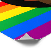 Poster LGBTQ+ Progrès PDC Pride Indicateur (Coin)
