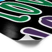 Poster LgbtqLove is Love Typography (Coin)