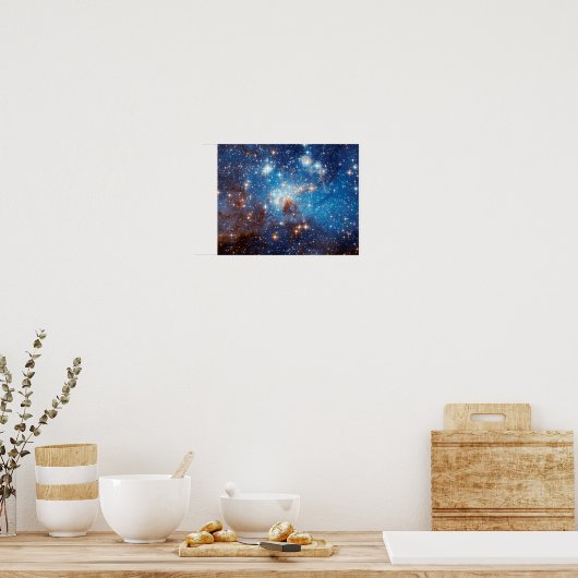 Poster LH 95 Star Forming Region - Hubble Space Photo (Cuisine)