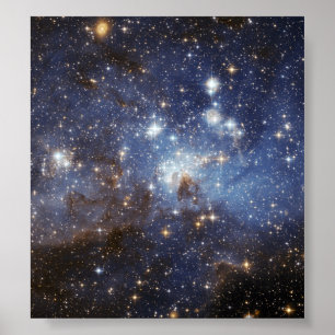 Poster LH 95 stellar nursery space photography