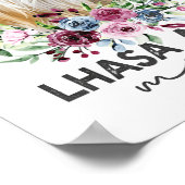 Poster Lhasa Apso Chemise Cadeaux Chien Maman (Coin)