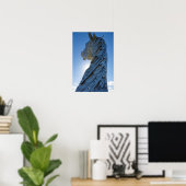 Poster L'Hélix, Les Kelpies, Falkirk - Visiter l'Écosse (Bureau à domicile)