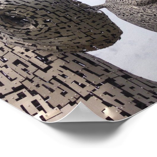 Poster L'Hélix, Les Kelpies, Falkirk - Visiter l'Écosse (Coin)