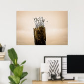 Poster l'herbe (Bureau à domicile)