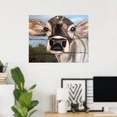 Poster L'herbe est plus verte (Bureau à domicile)