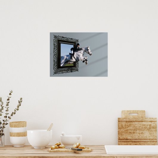 Poster L'Herbe Est Plus Verte...... (Cuisine)