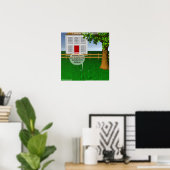 Poster L'Herbe Est Plus Verte Sur L'Autre Côté Drôle Post (Bureau à domicile)