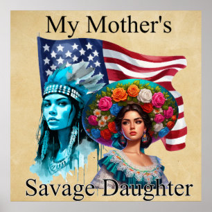 Poster L'héritage amérindien/mexicain_ Savage