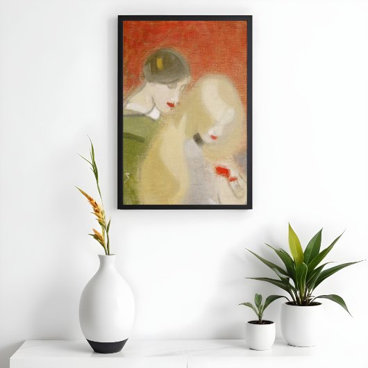 Poster L'héritage familial, Helene Schjerfbeck Art modern