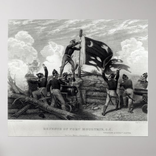 Poster L'héroïsme du sergent William Jasper (Devant)