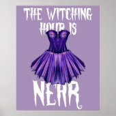 Poster L'heure de la sorcière est proche (Devant)