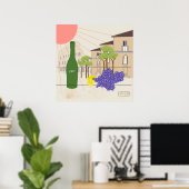 Poster L'heure de l'apéritif à Rome (Bureau à domicile)