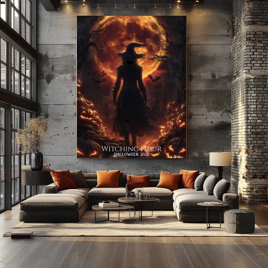Poster L'Heure de Sorcellerie Halloween