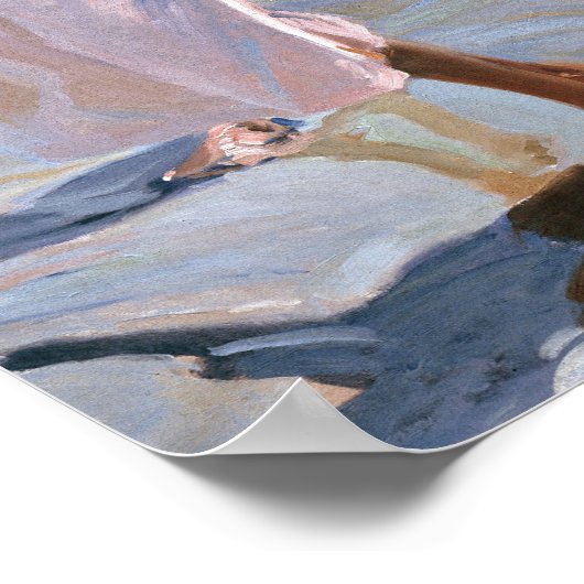 Poster L'heure d'un bain, Valence | Joaquín Sorolla (Coin)