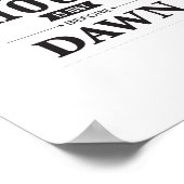 Poster L'heure la plus sombre est juste avant l'aube (Coin)