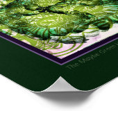 Poster L'Hibiscus peut-être vert (Coin)