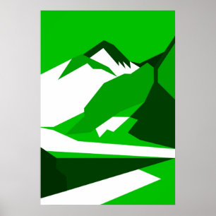 Poster L'Himalaya vert