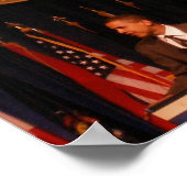 Poster L'HISTOIRE DE Barack Obama EN TRAIN DE FAIRE (Coin)